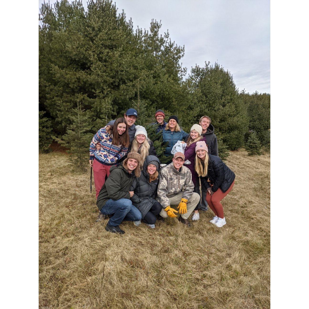 Christmas tree hunting with Robbins!