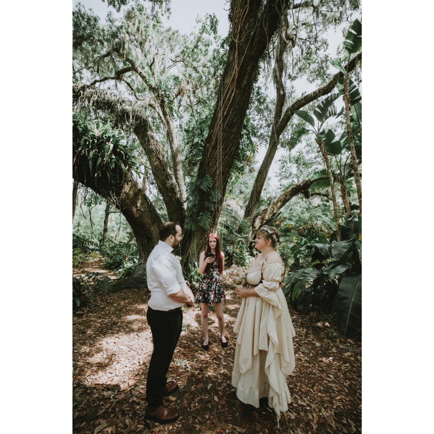 Our friend Ashley officiated the wedding! She gave a lovely speech that was very personal to the both of us.