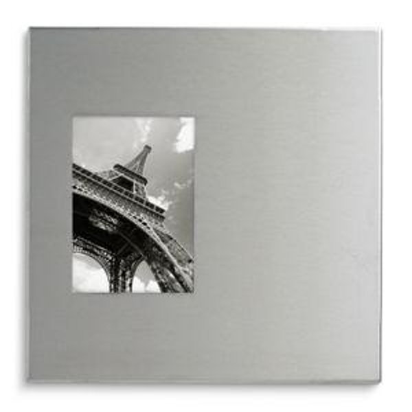 Manhattan Frame in Stainless Steel 5x7 Off-Center
