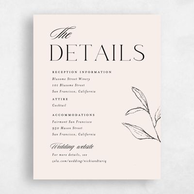 Linen, Beige Wedding Enclosure - Finch Portrait