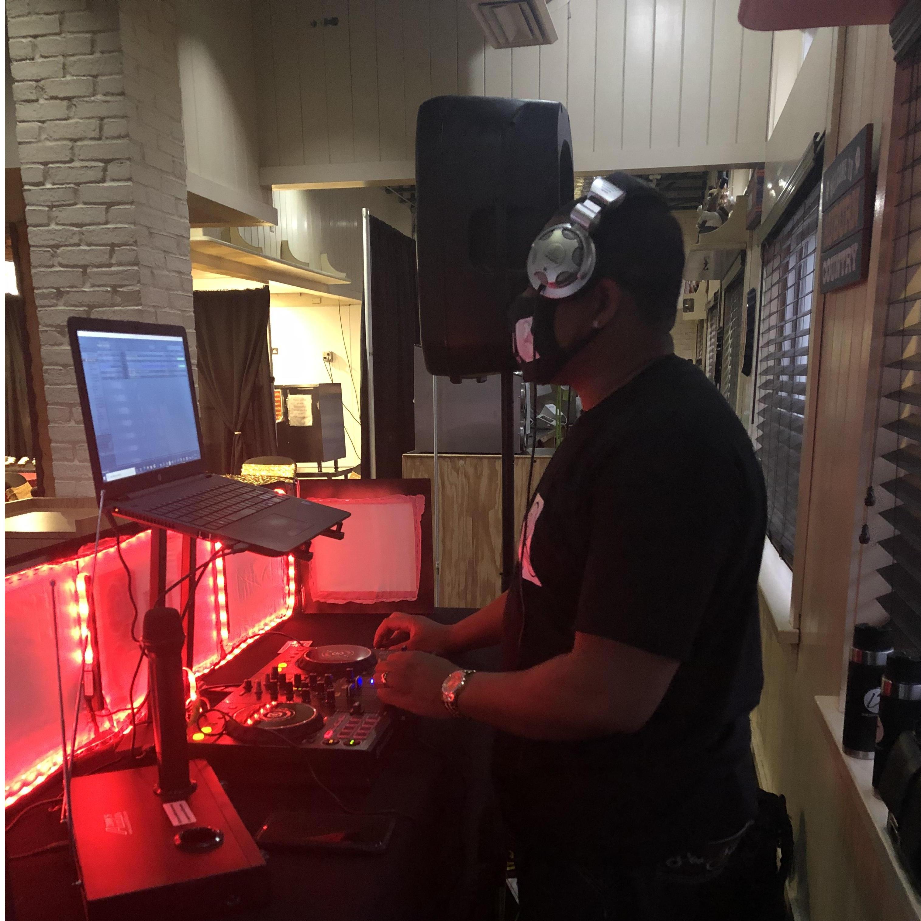 Ben’s “DJ” hobby