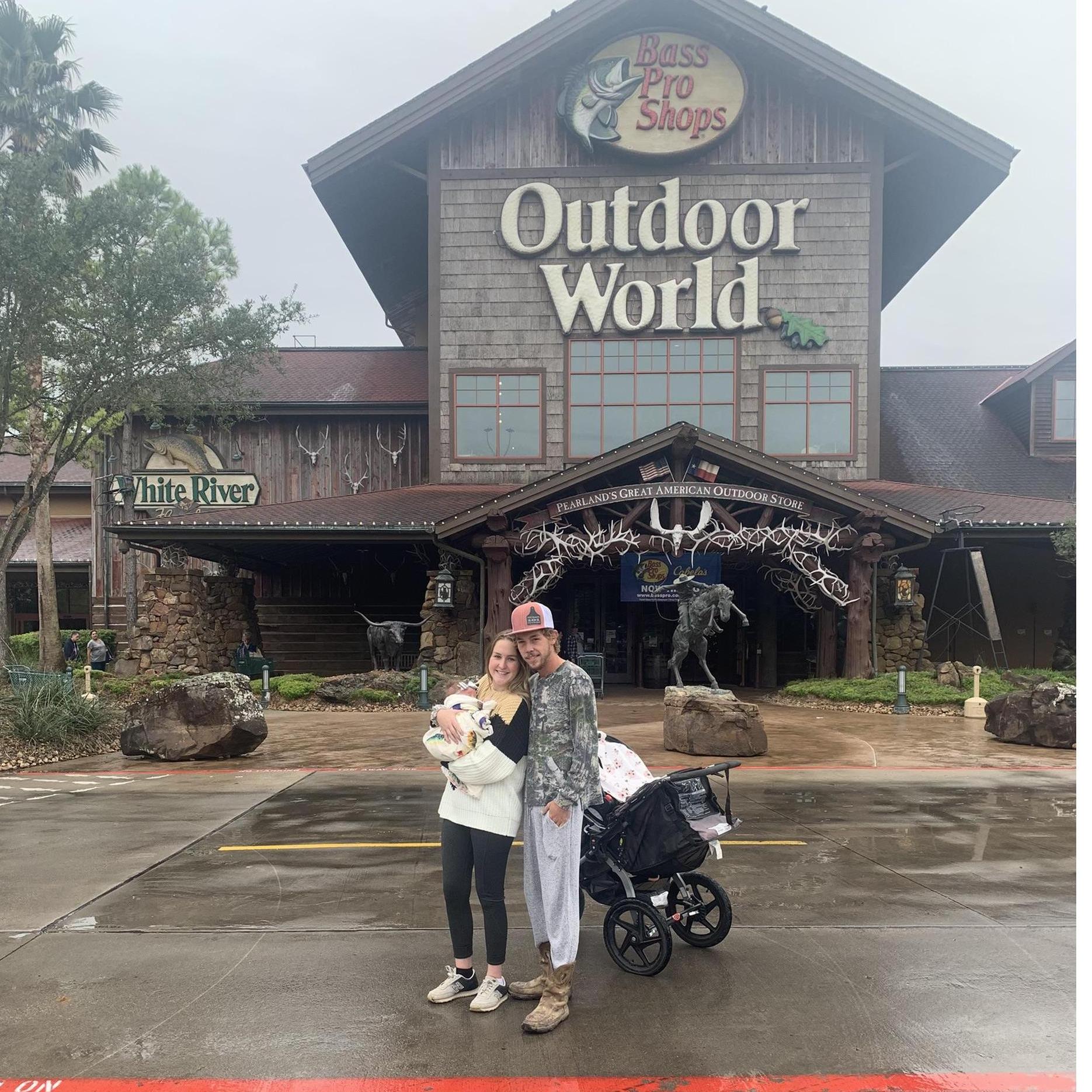 First family trip (of many) to Bass Pro Shops
