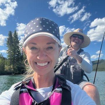 Our maiden voyage on our paddleboard.