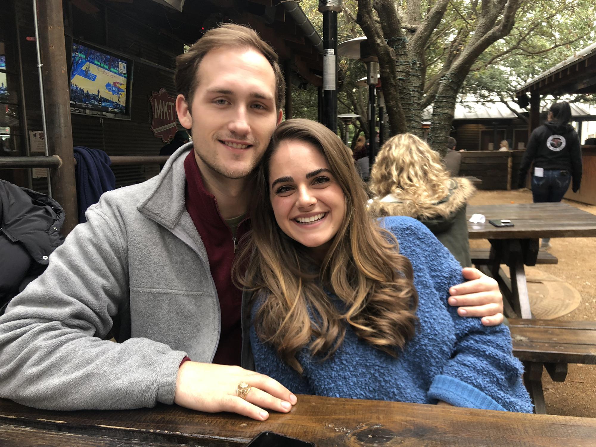 February 2019- The first of many photos taken together!