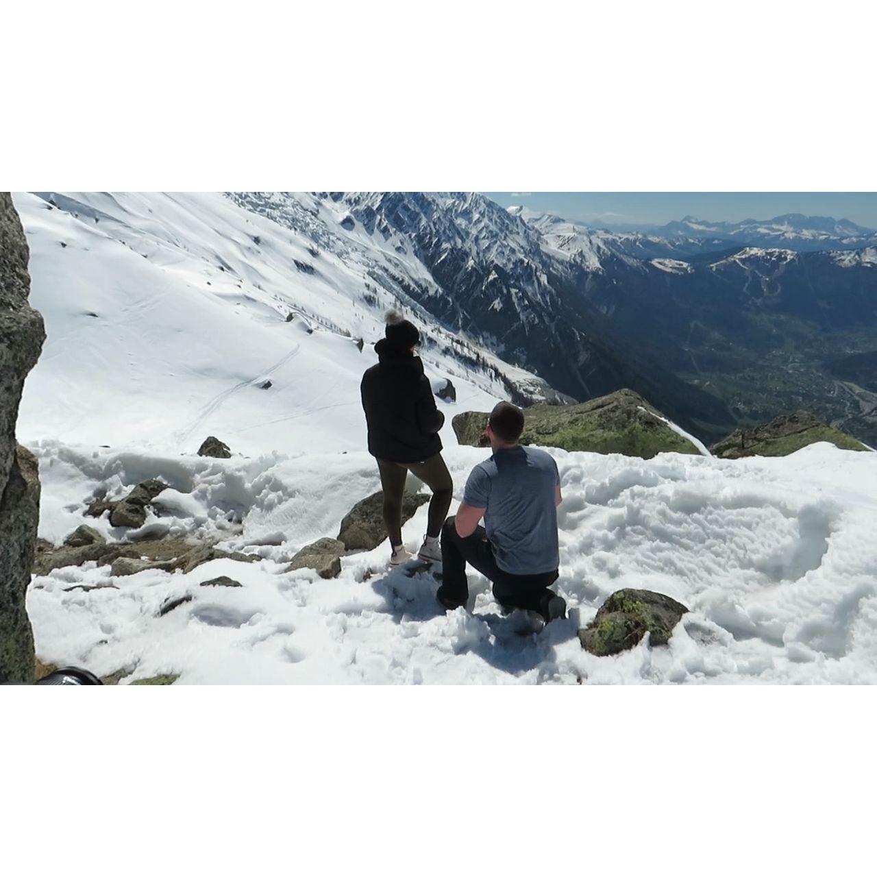 FINALLY popped the question in the French Alps!
Mount Blanc
Chamonix, France