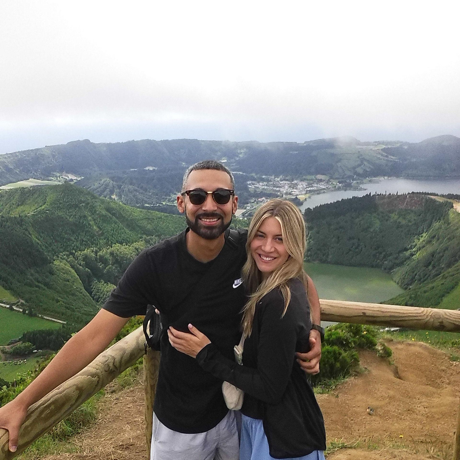 Hiking in Portugal.