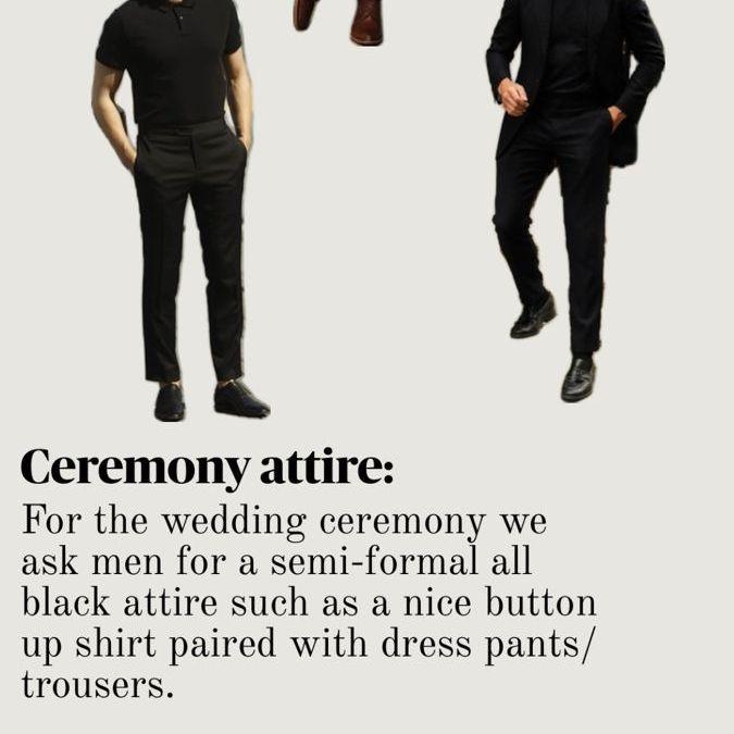 Dress Code Attire for Men