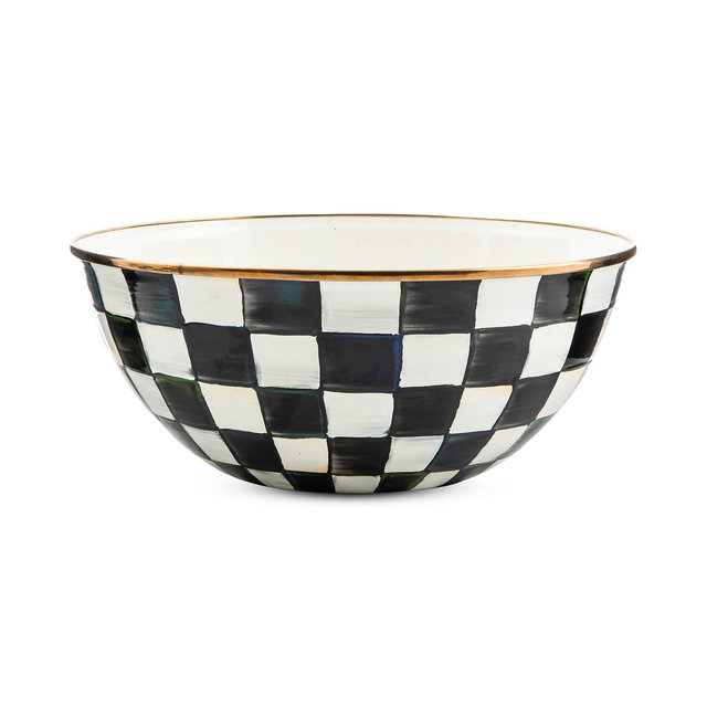 Mackenzie-Childs Courtly Check Large Everyday Bowl, 128-oz.