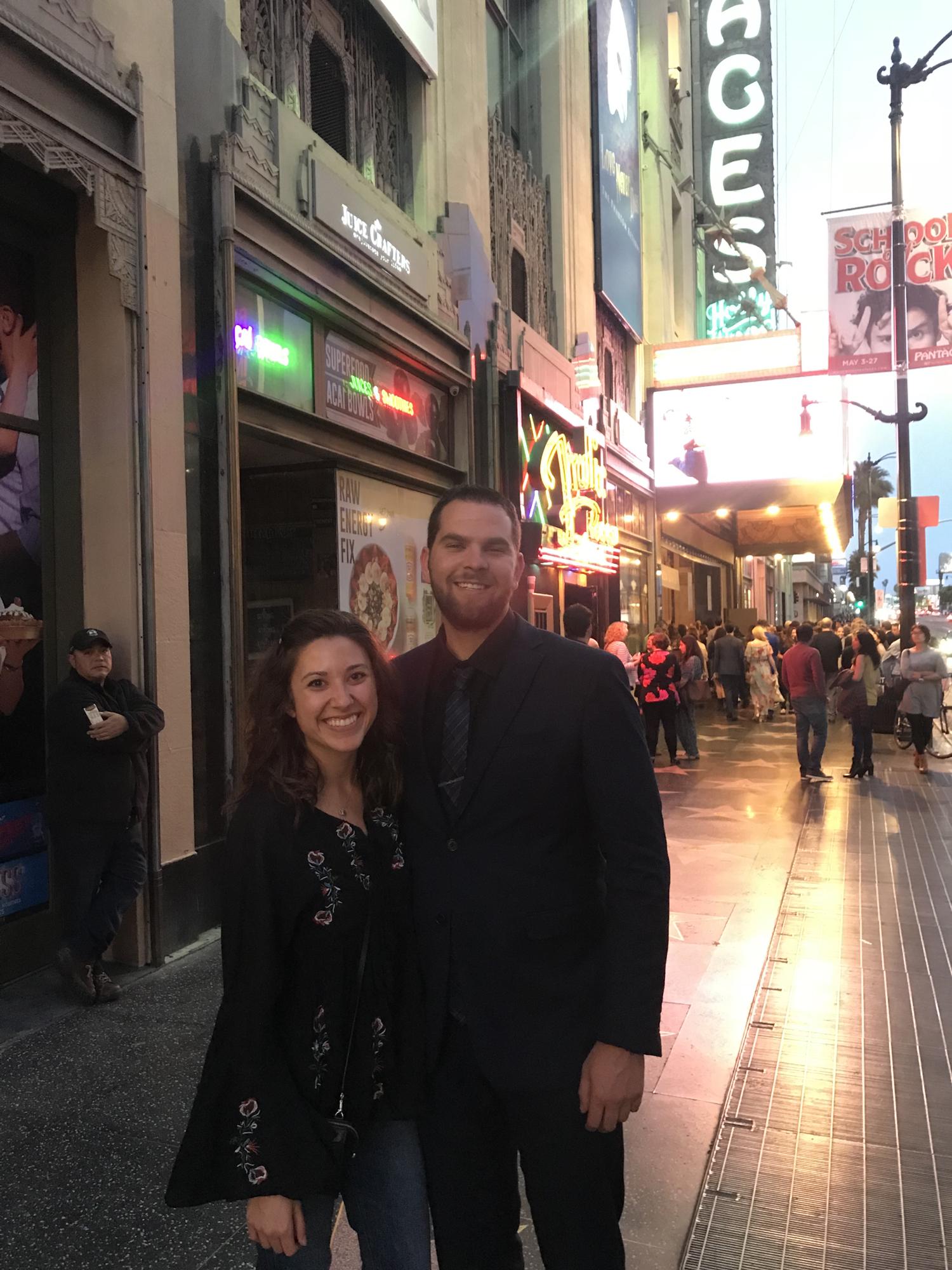 One of many Pantages shows—this one was School of Rock The Musical! 🎸