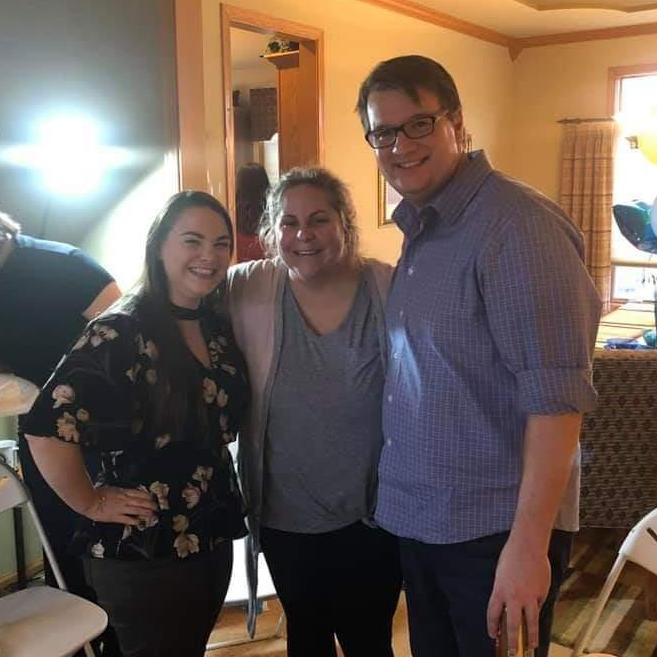 Our proposal photo-bomber who was SUPER excited for us, Shani's friend Emilie