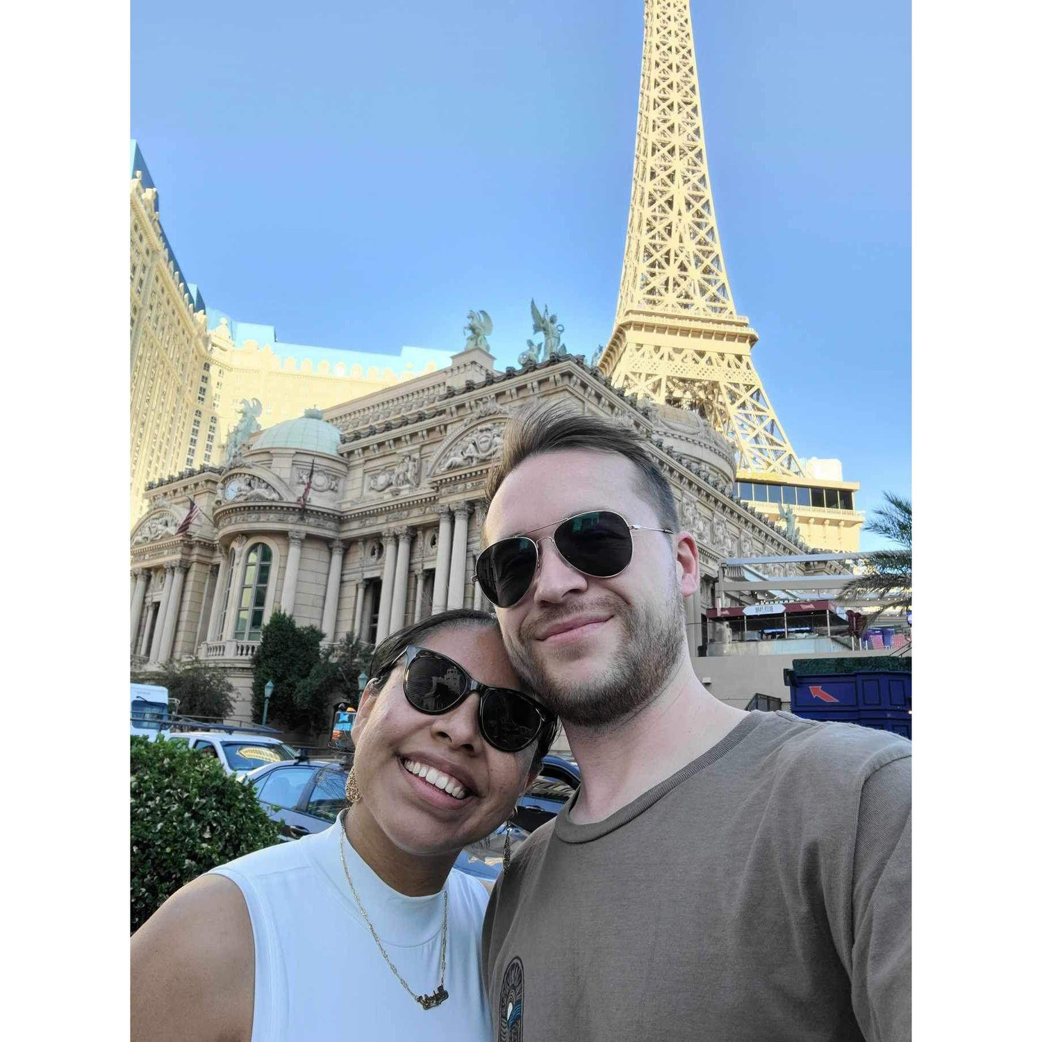 In Las Vegas after getting engaged