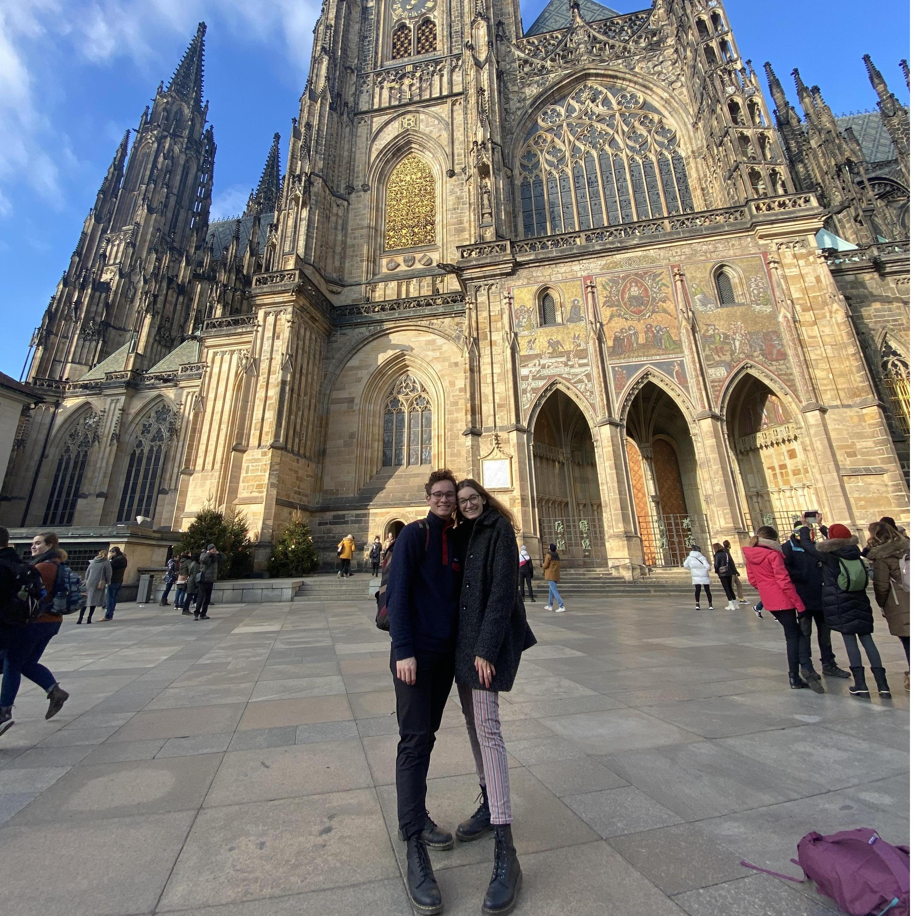 Adventures in Prague after we got engaged! December 2022