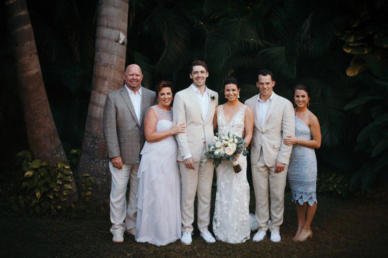 December 2019 - Colton's Family: Joe (dad), Dino (mom), McCabe (brother), Lauren (sister-in-law), Colton, Brianna