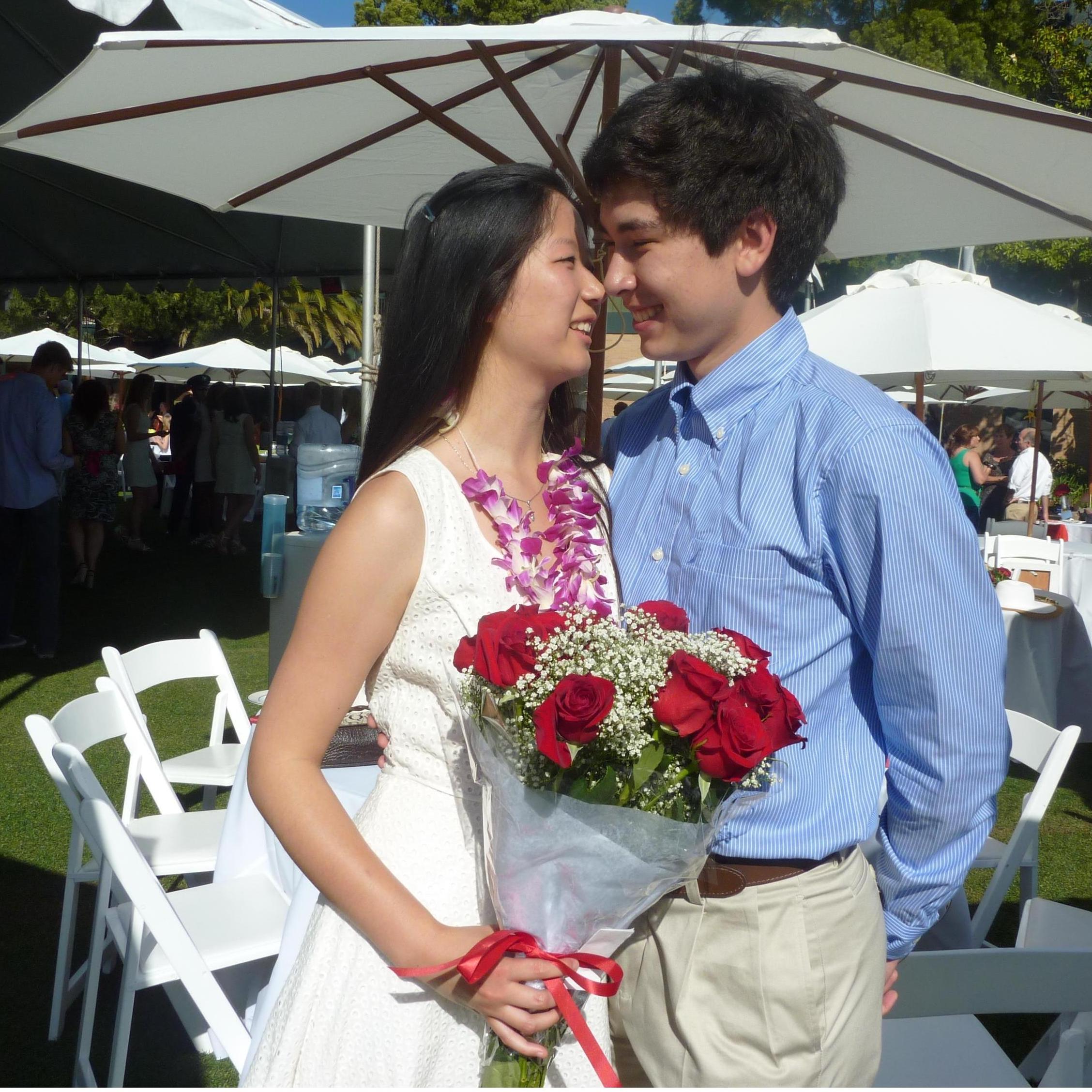 Angela's high school graduation (June 2013)