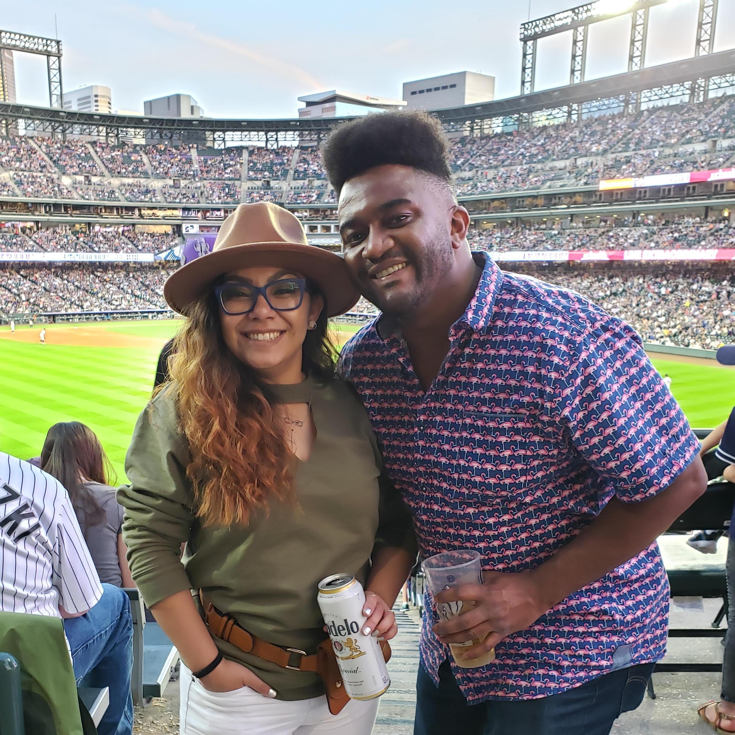 Colorado Rockies game! Beautiful stadium! Red Rocks was even better!