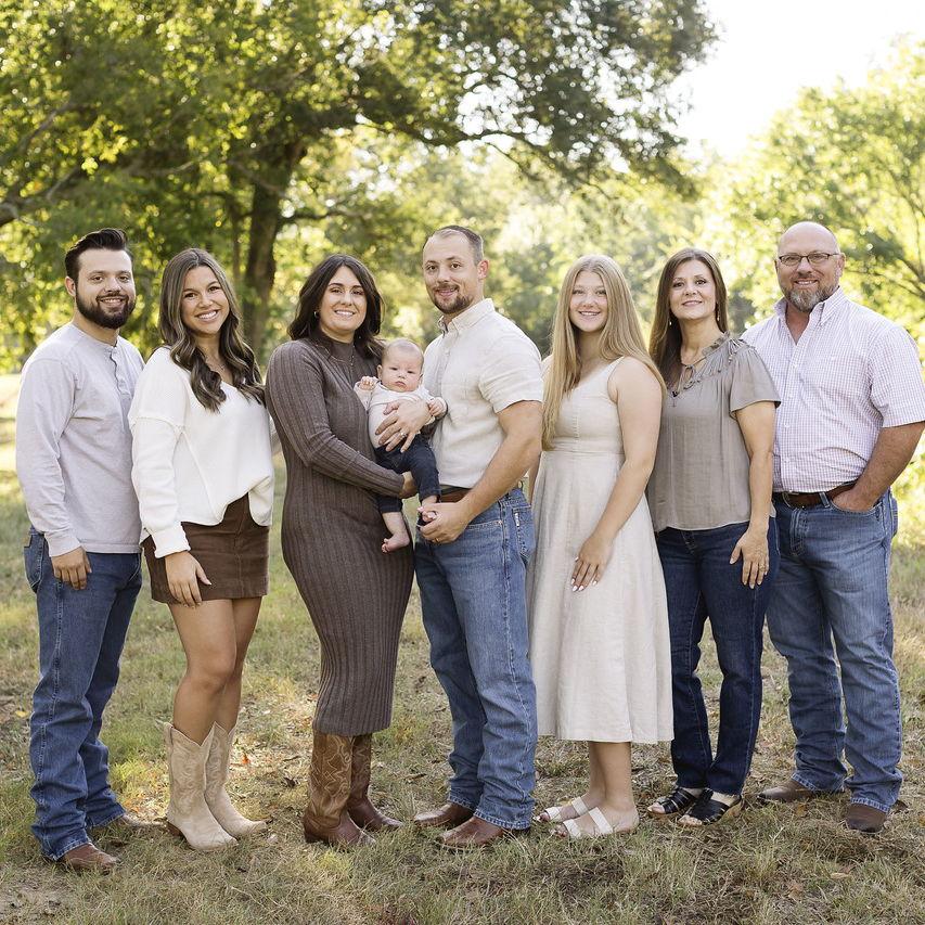 We took photos with Bryce's family!