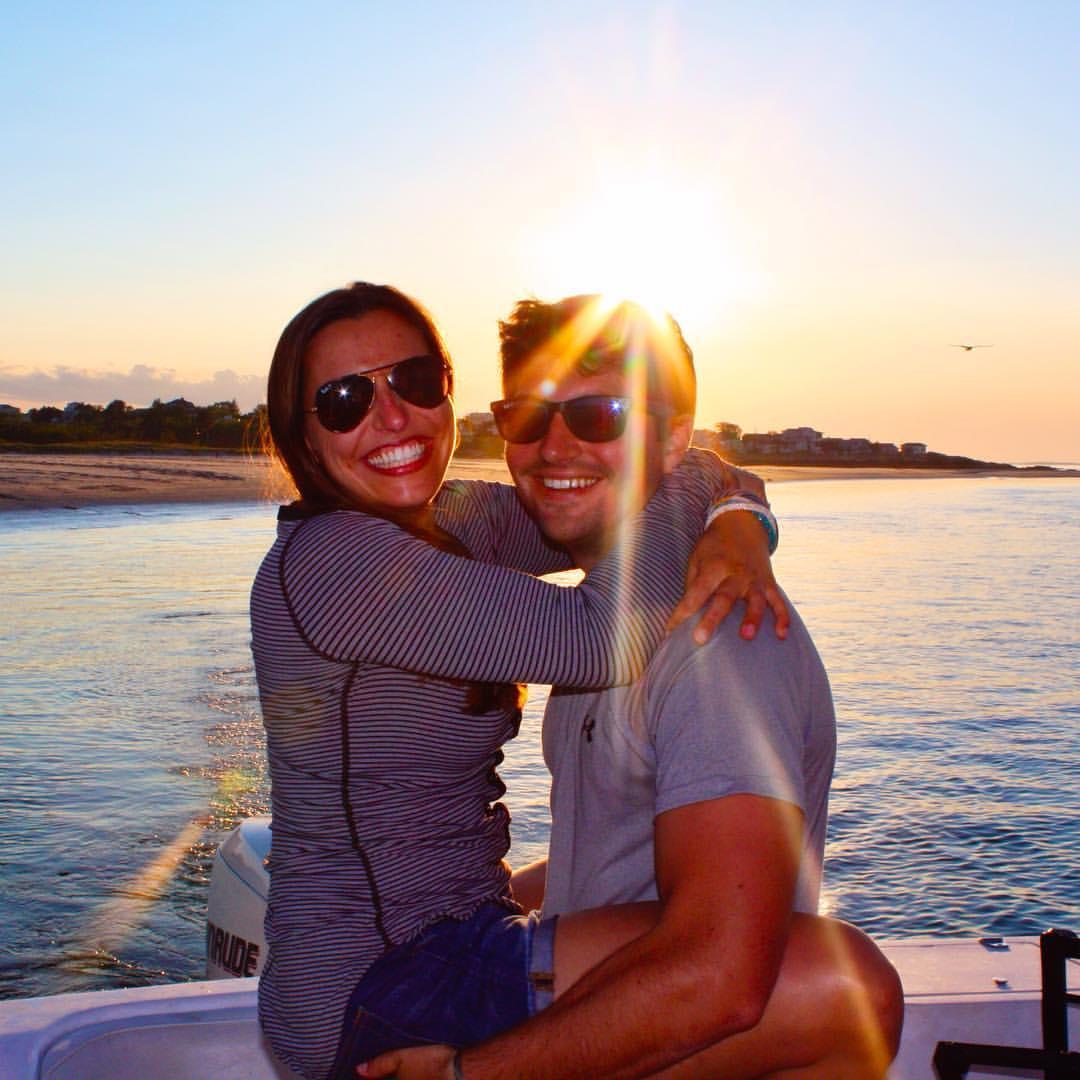 We love boats and oceans. And we love each other. How convenient!