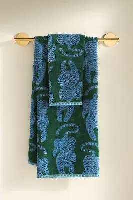 Isa Leopard Cotton Towel Collection