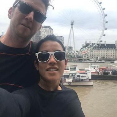 Running around London!