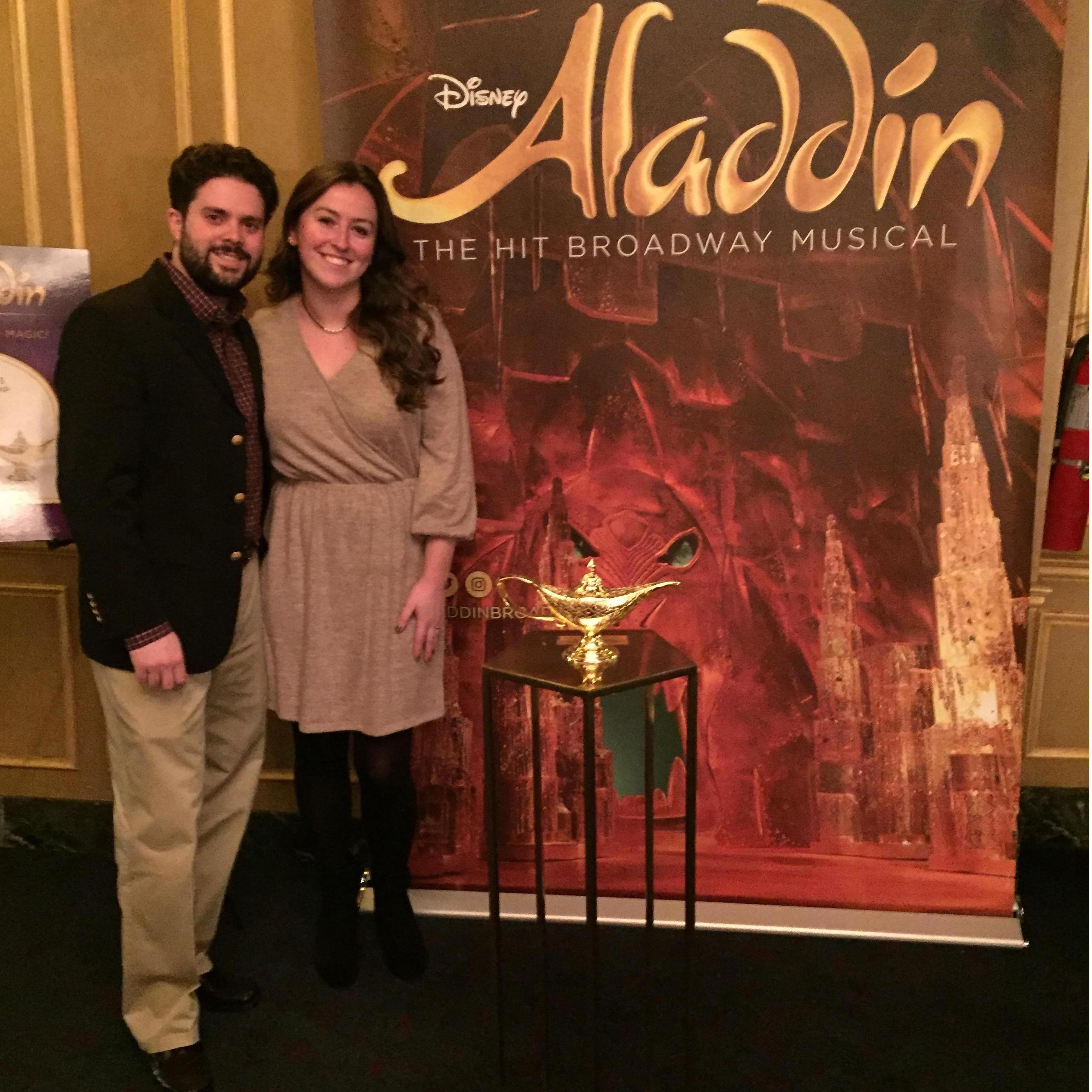 One of our favorite outings, broadway shows!