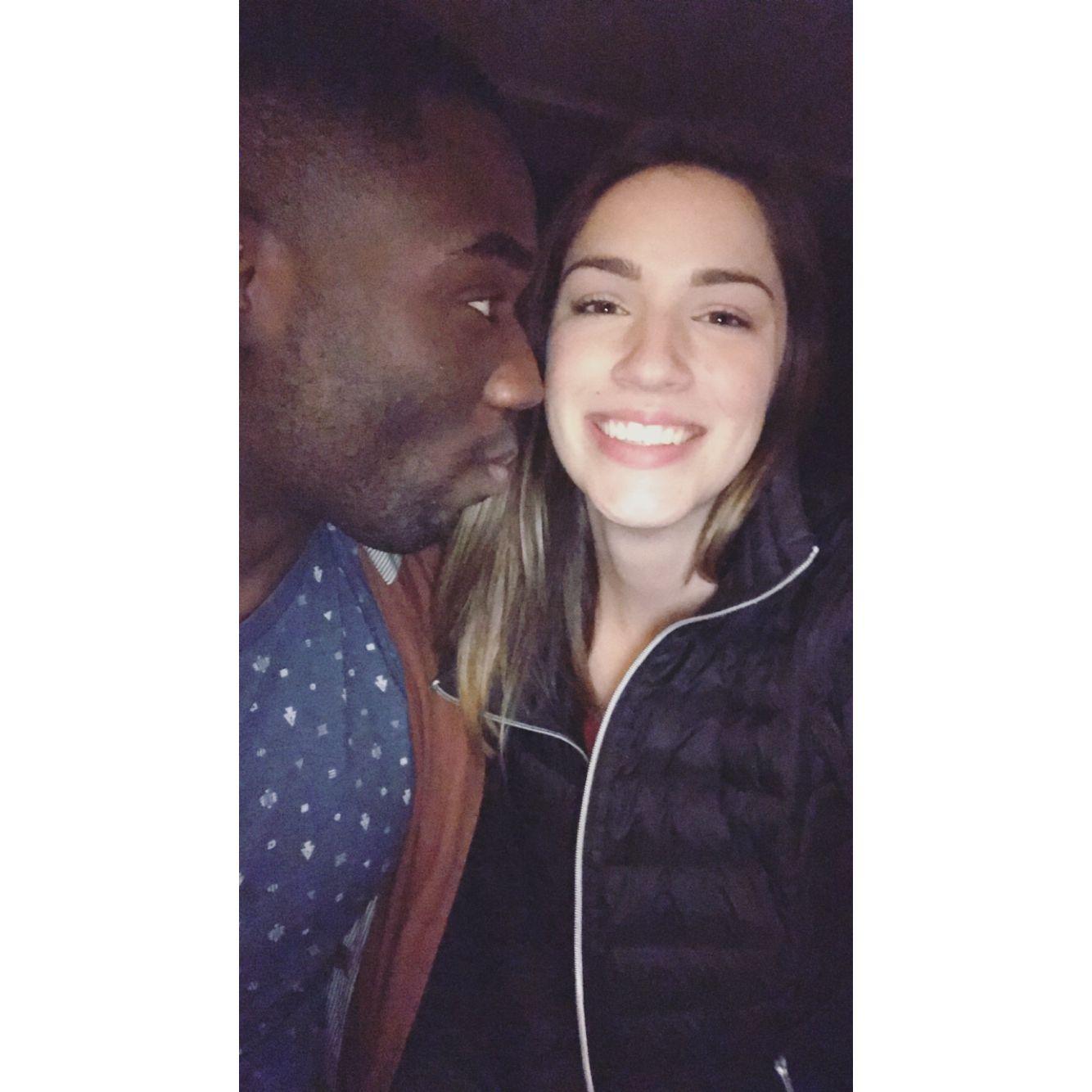 Our first official photo together circa 2018