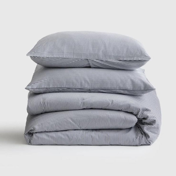 Classic Organic Percale Duvet Cover Set