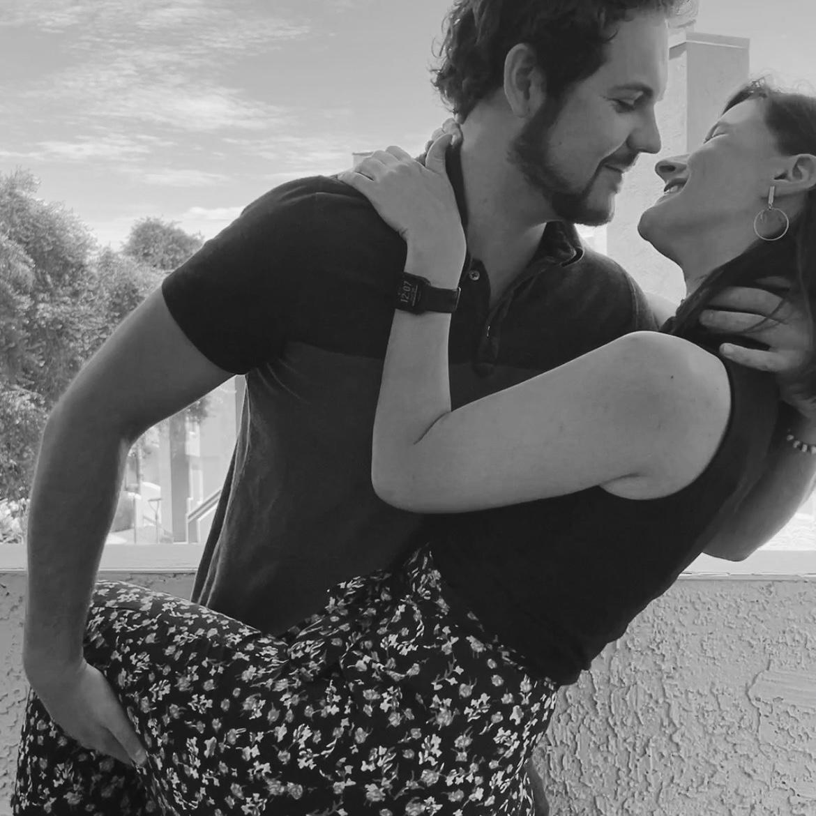 Dancing in Mary’s new Arizona apartment - long distance finally over!