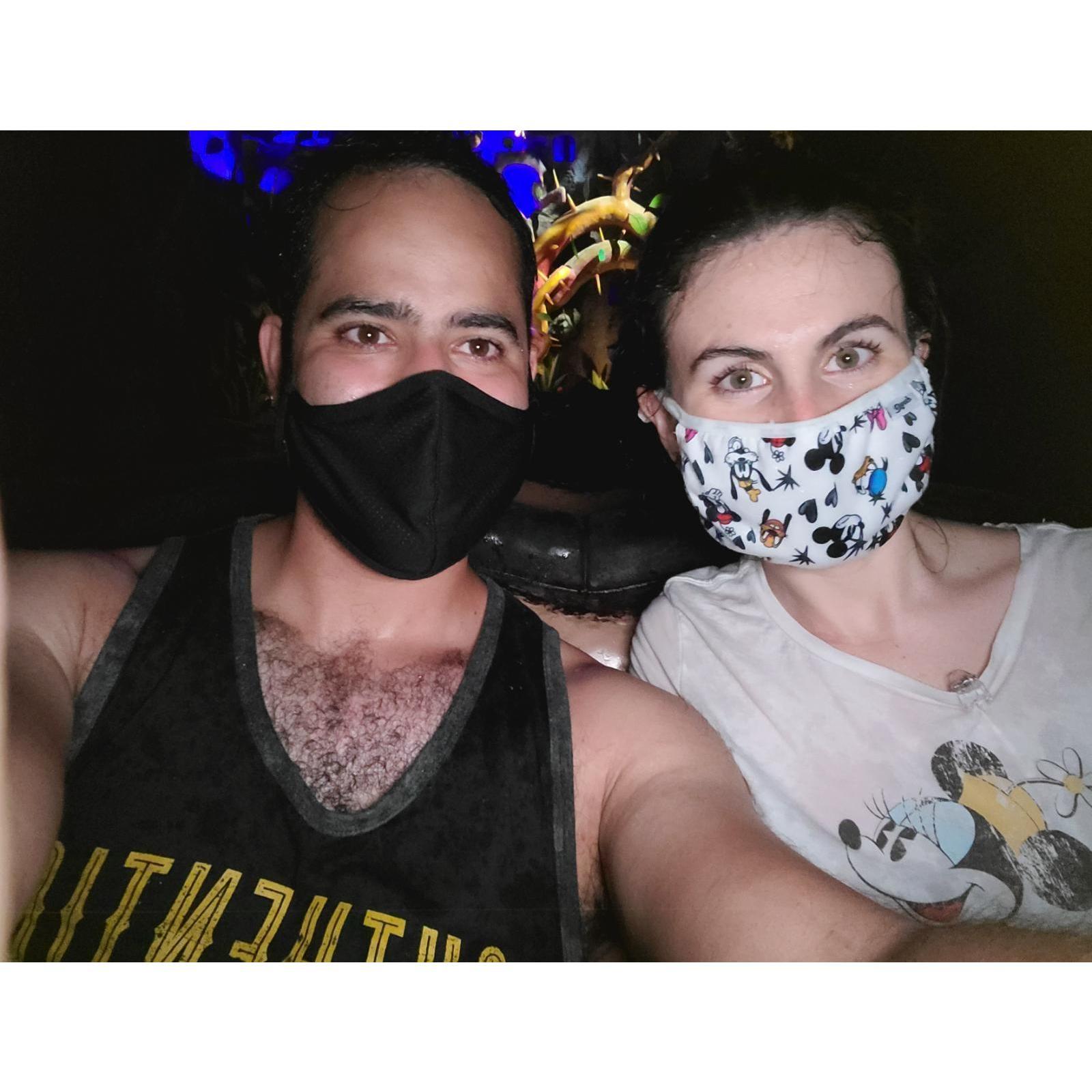 After riding Splash Mountain