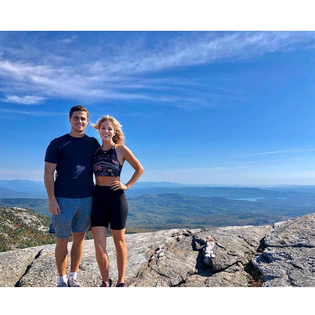 We hiked this same mountain together as 7th & 8th graders!