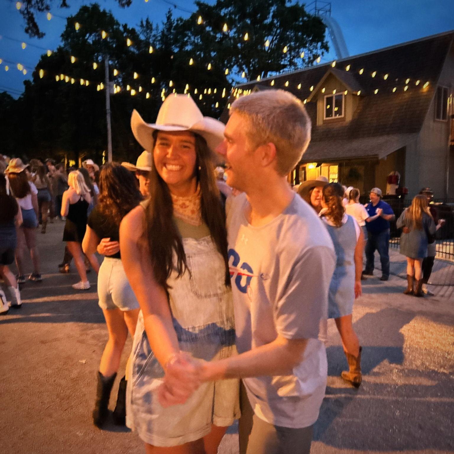 Jake obviously had to experience a Kwest western party!