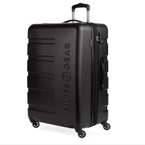 SwissGear 7366 Signature Hardside Expandable Luggage with Spinner Wheels, TSA Lock, Black, Checked-Large 27-Inch