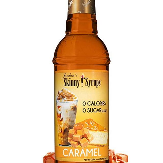 Jordan's Skinny Gourmet Syrups Sugar Free, Caramel, 25.4-Ounce