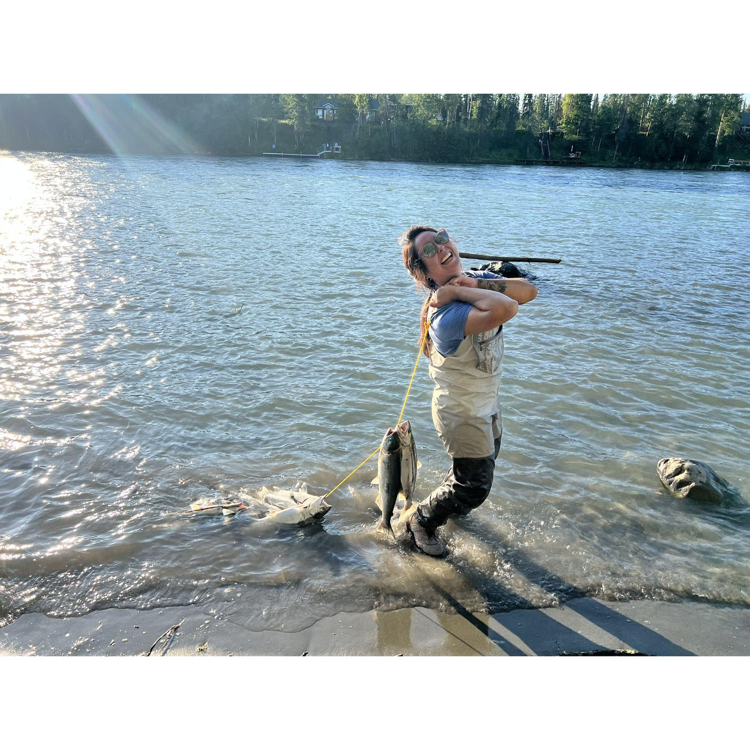 The "fishing" theme is inspired by our love of flipping a rod and reel. Cheesy but we are most definitely each other's best catch of all time!