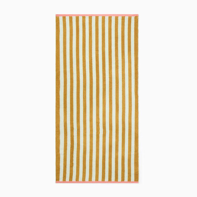 Emma Chamberlain Striped Beach Towel, 32x64, Dewkist