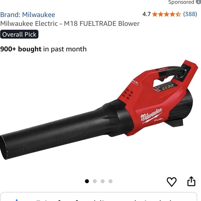 Milwaukee Electric - M18 FUELTRADE Blower
