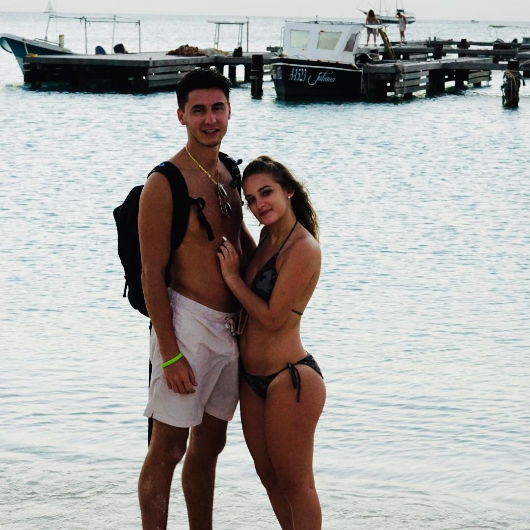 Our very first picture when we met in Aruba! 
January 12th 2019