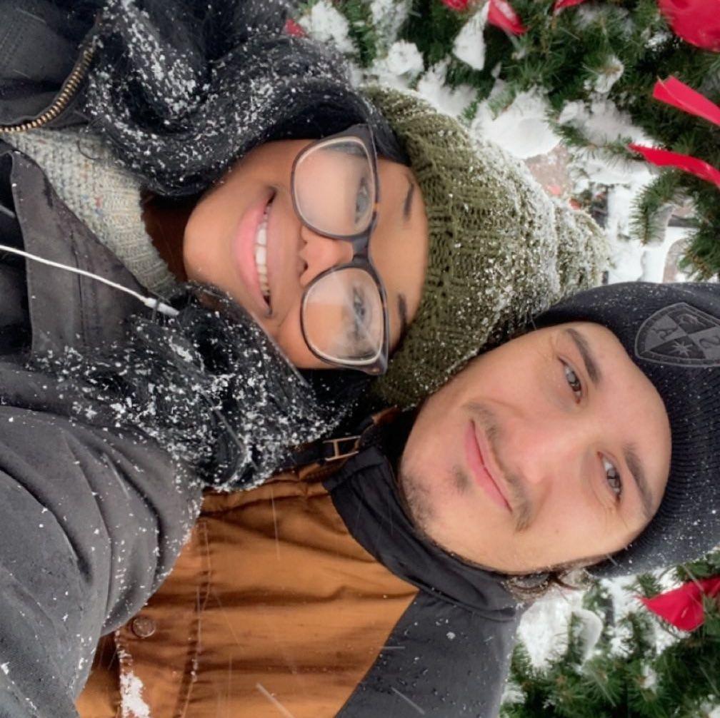 First snow in Illinois!