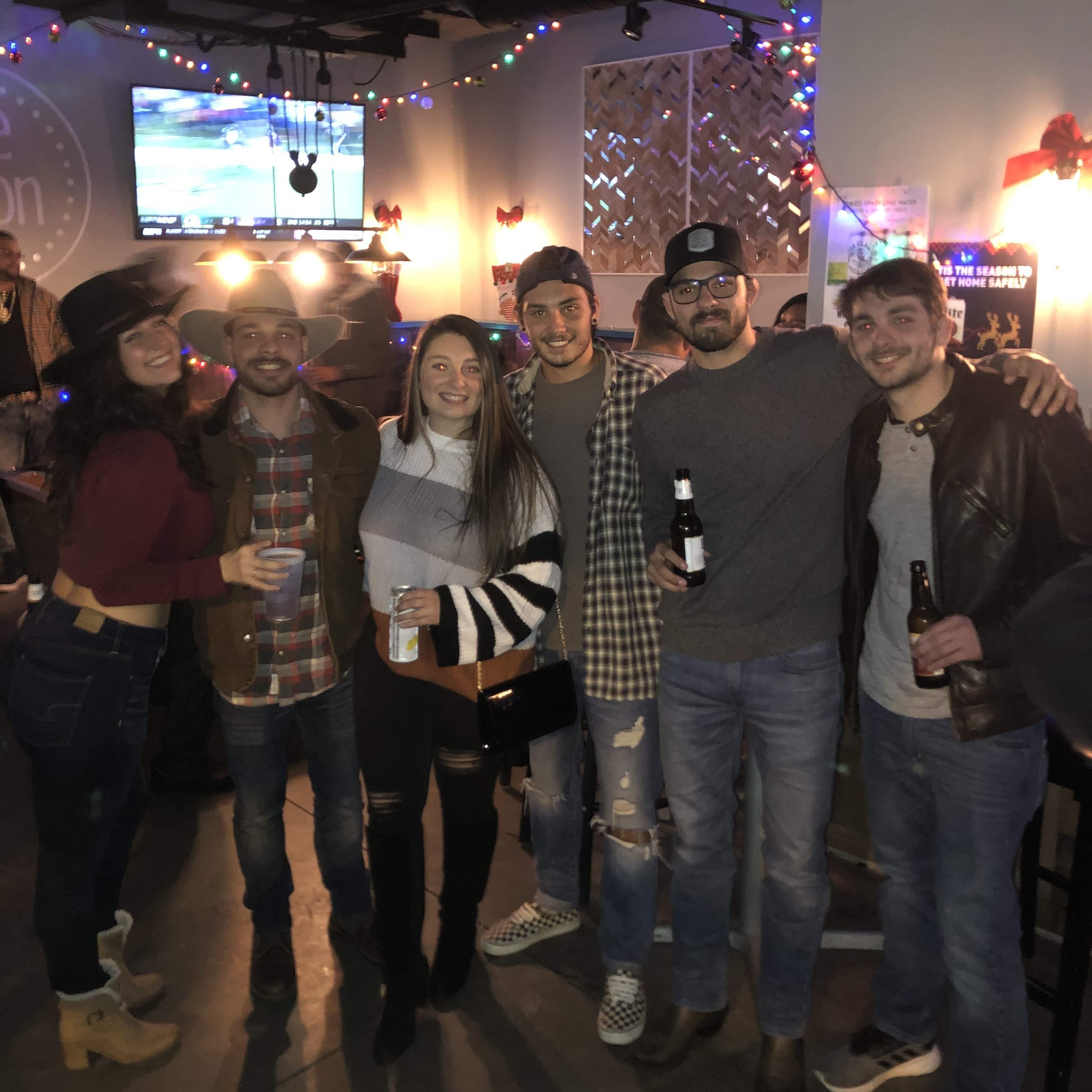 Christmas time 2019 Kat and Joe with his siblings, Julia, Rocco, Tony, and Jake!