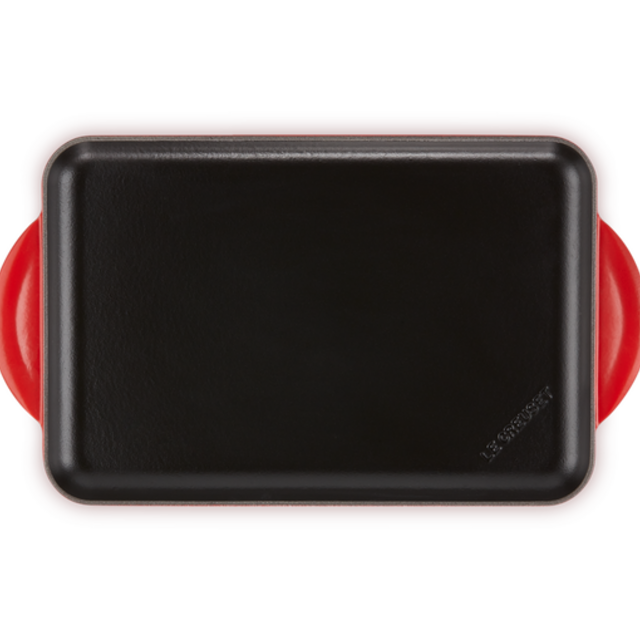 Le Creuset, enameled cast iron rectangular griddle