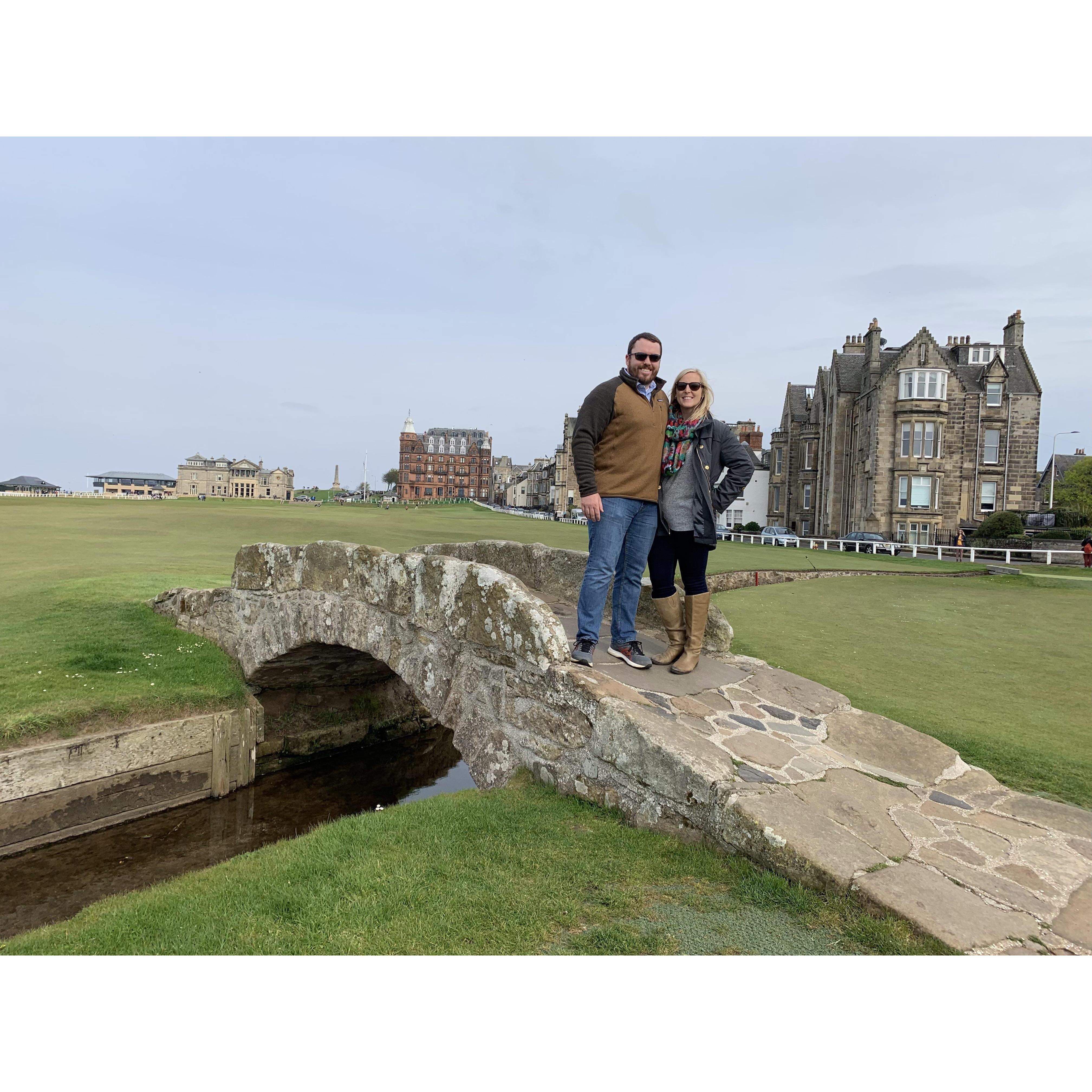 Famous Swilcan Bridge- The Old Course at St. Andrews
