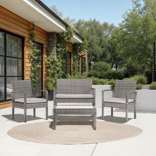 Bassey 4-Piece Outdoor Living Set