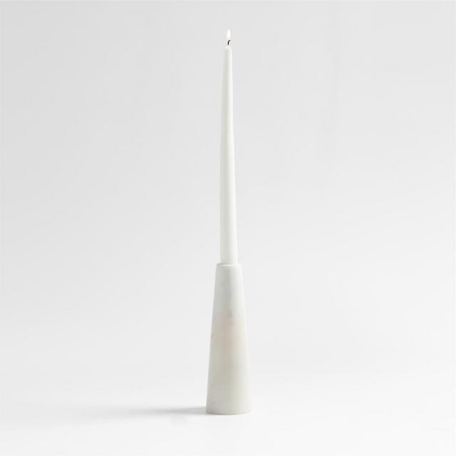 Marble Taper Candle Holder 8"