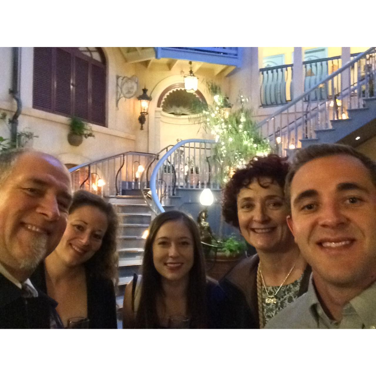 Club 33, February 2015.
Good times with the fam!