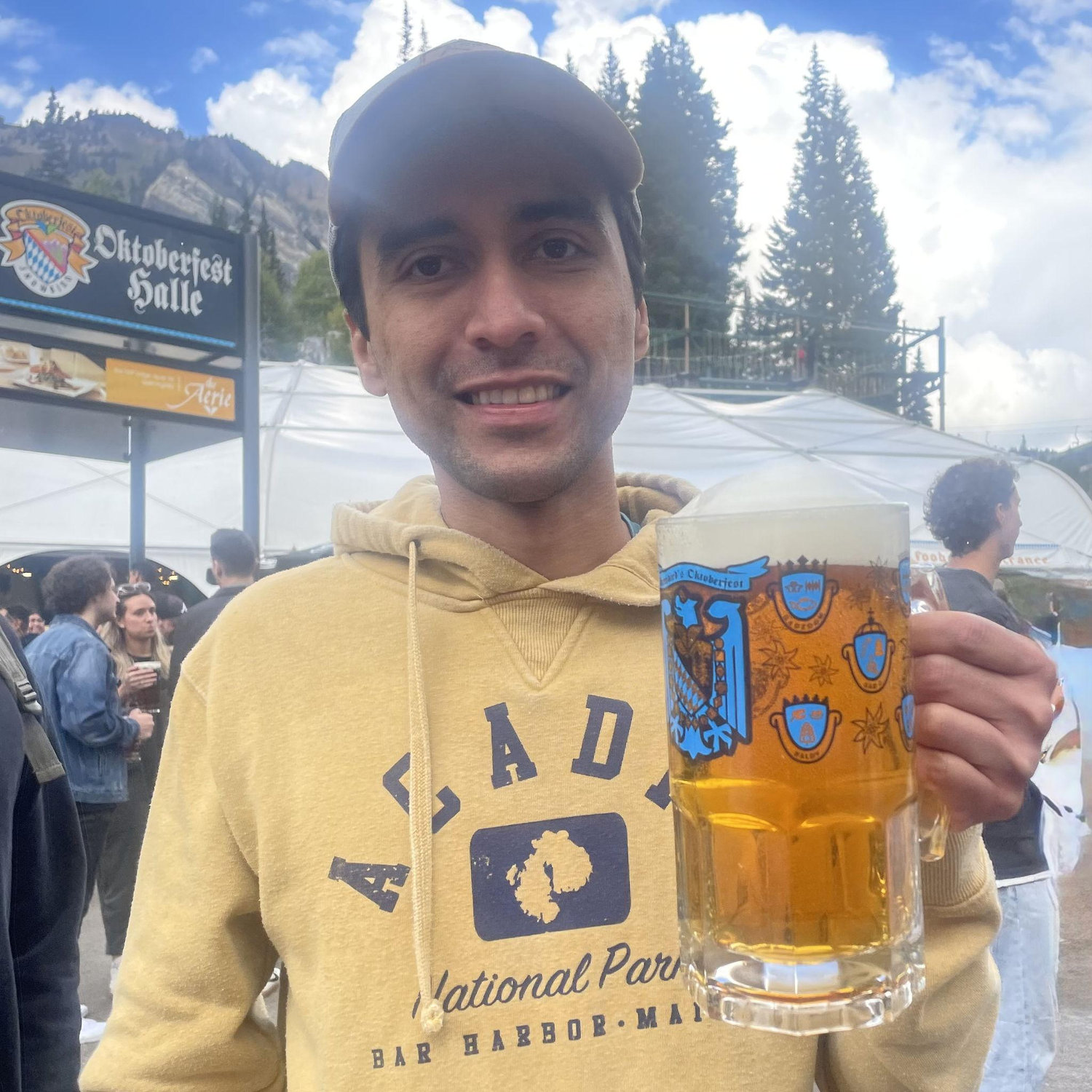 Harsh with his one true love...beer...