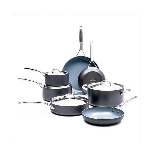 GreenPan Paris Pro 11-Pc. Ceramic Non-Stick Cookware Set