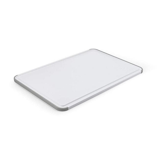 KitchenAid Classic Nonslip Plastic Cutting Board, 12x18-Inch, White