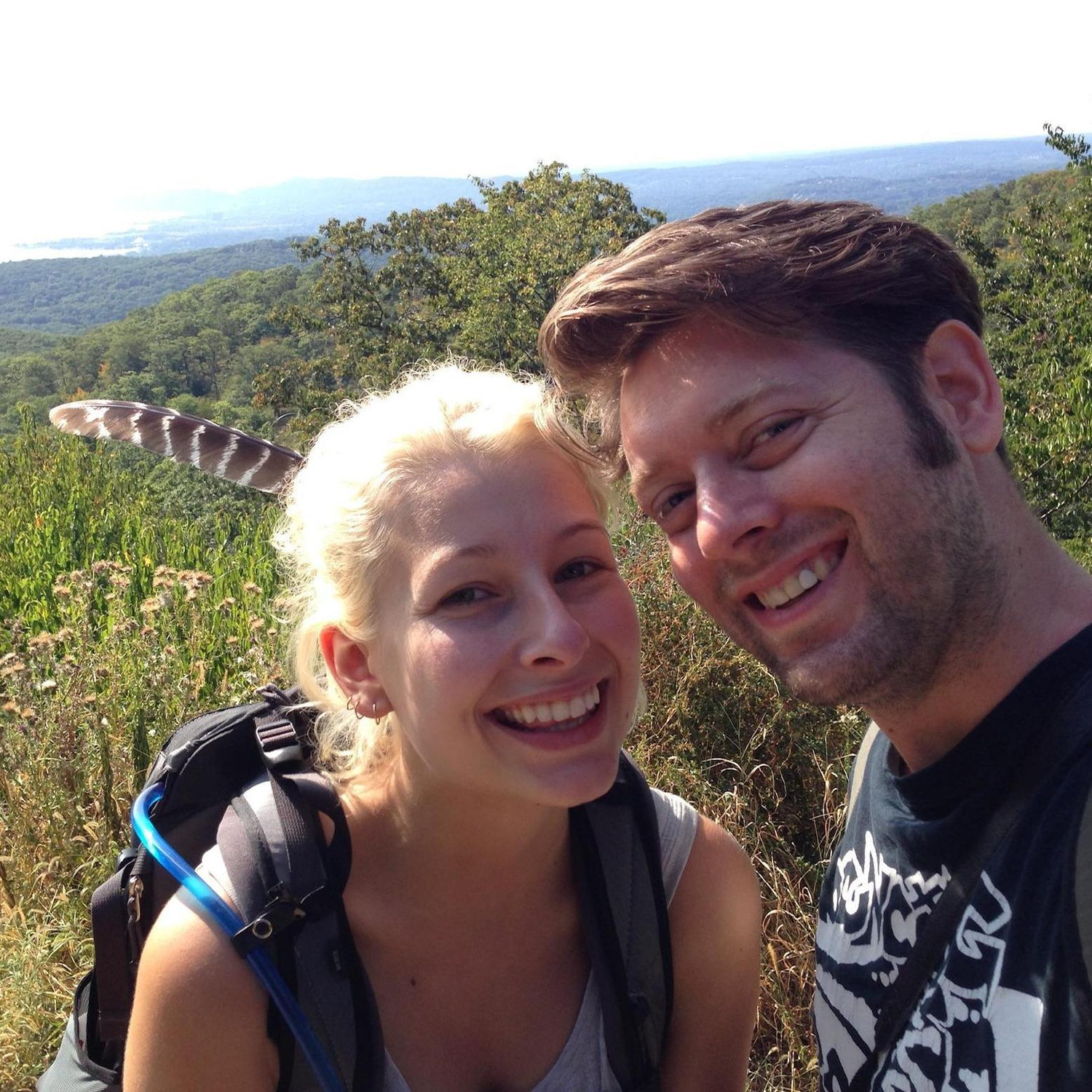 First hike together, Harriman State Park 2015