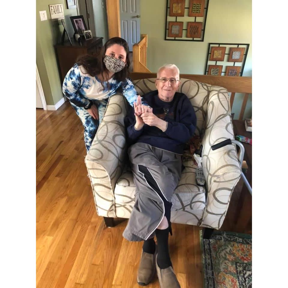 Sam and her Pop