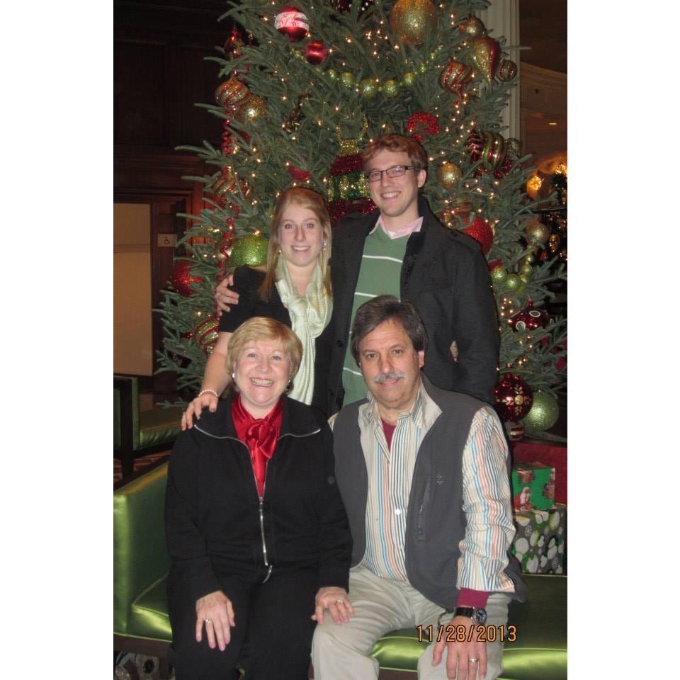Thanksgiving dinner at the Roanoke Hotel