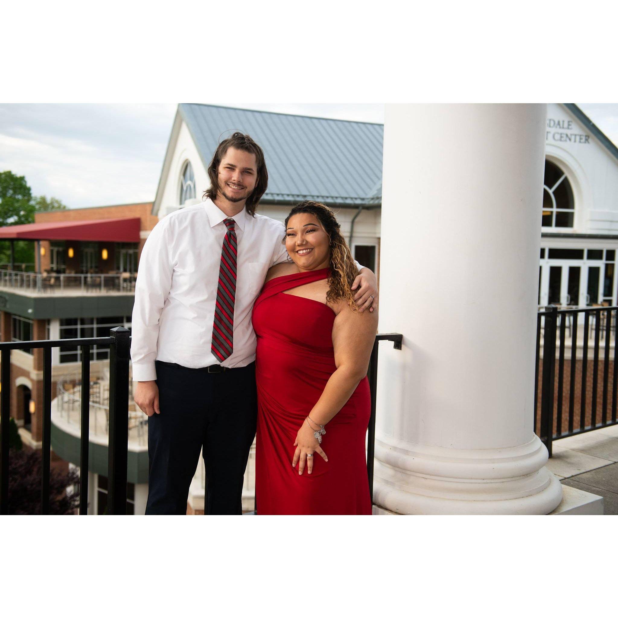 Our first multicultural gala together. Our college years taught us how important advocacy is for marginalized groups.